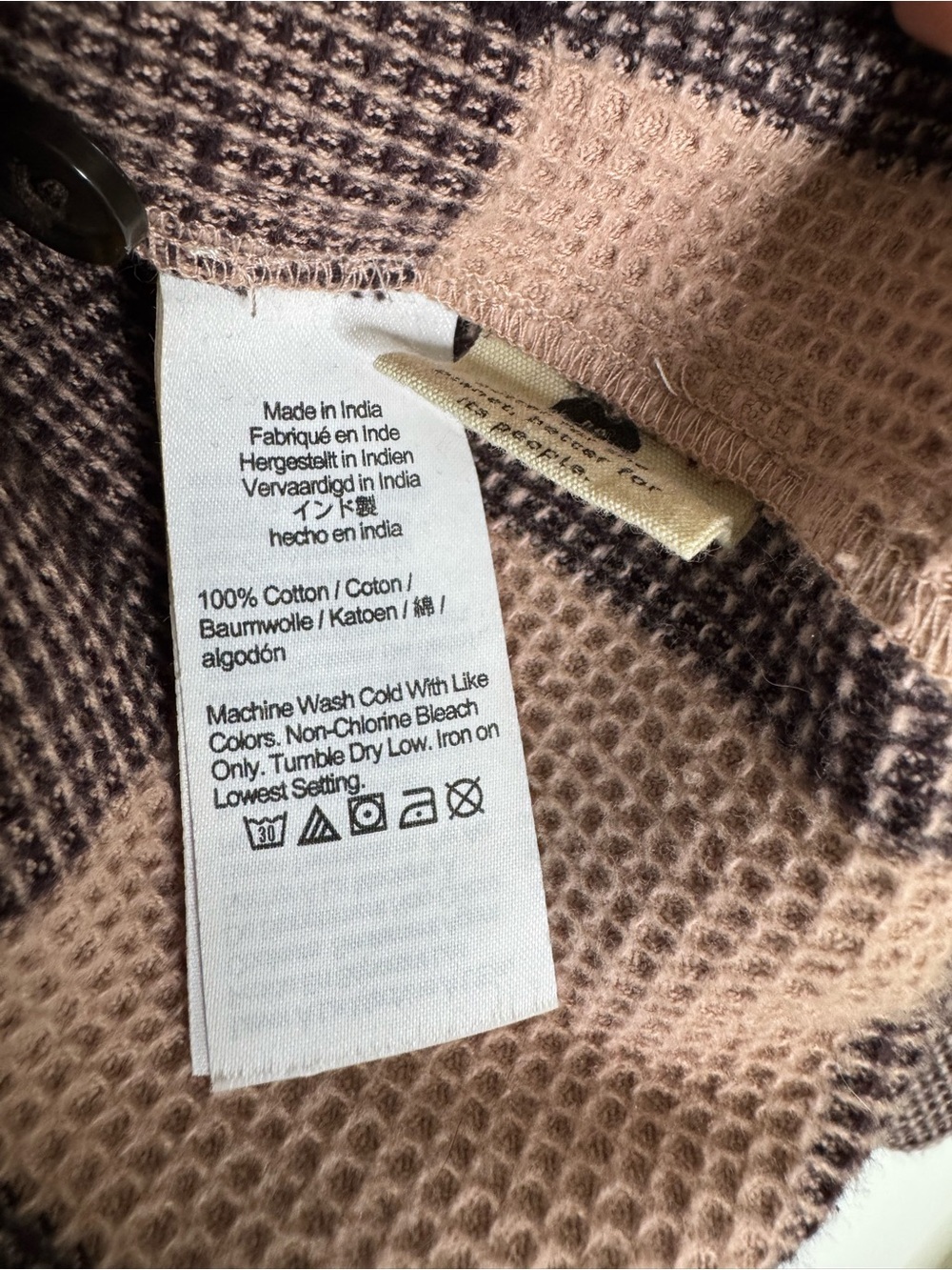 Madewell Waffle Half-zip Popover Shirt Size XS - Picture 9 of 12